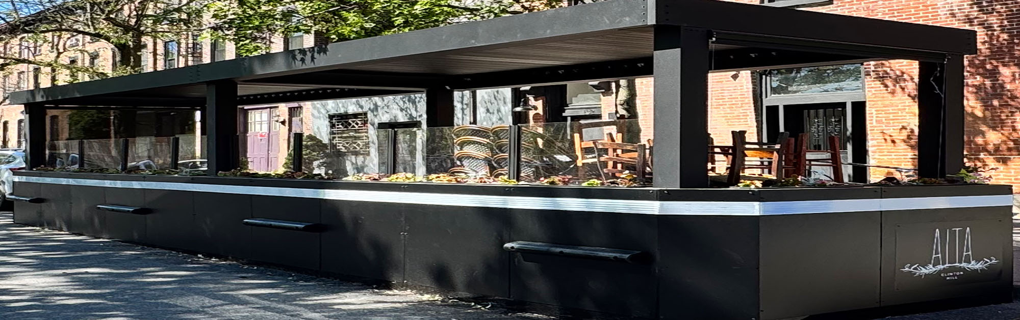 Dining Out NYC regulation-compliant quality built outdoor dining structures in NYC
